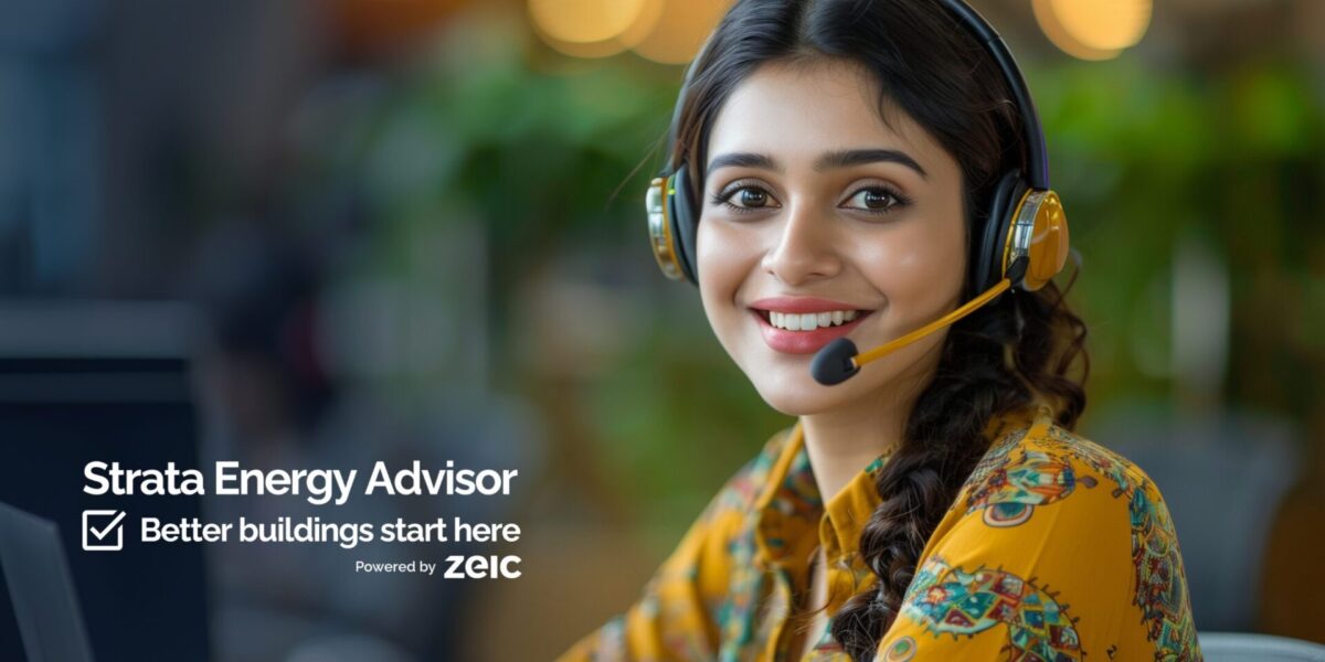 A Strata Energy Advisor takes a call from a strata council to learn about how they can introduce new technologies in their building
